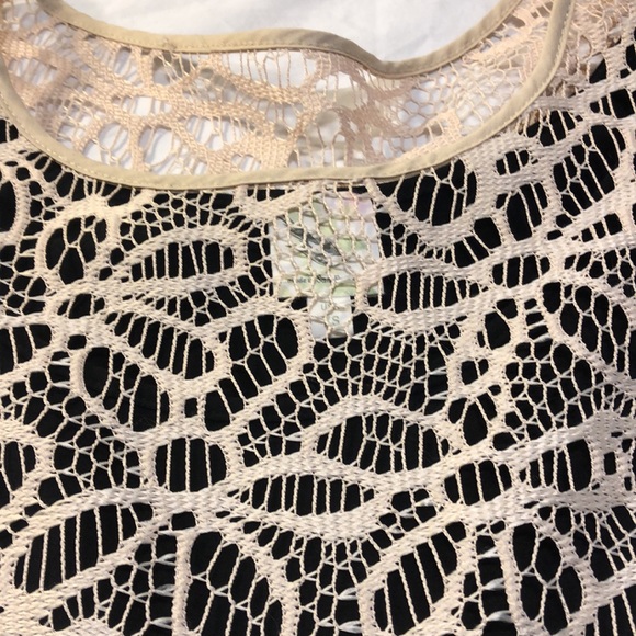 Made in San Francisco Lace overlay black Casual Dress XS - Picture 9 of 10